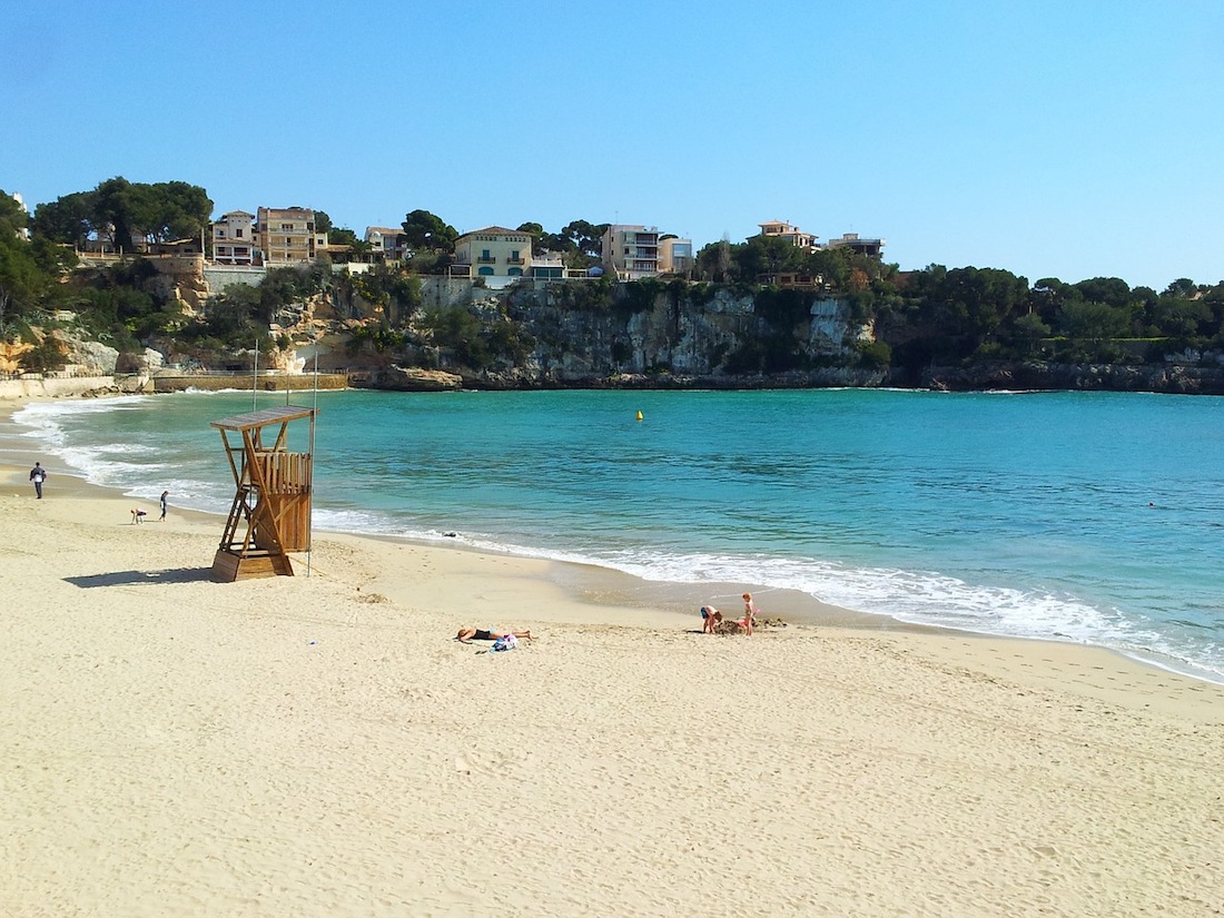 white sand
