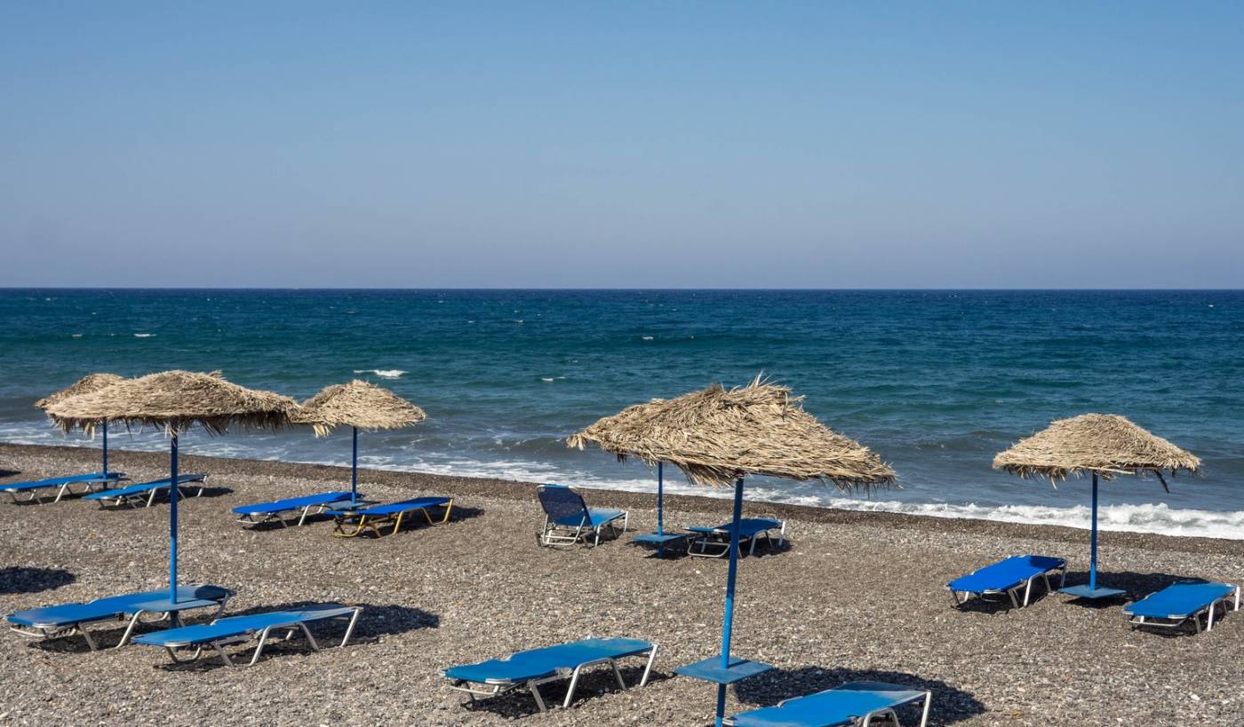 Santorini beach